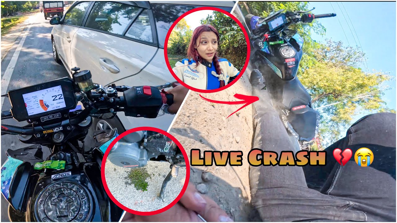 DUKE KA CRASH HO GAYA 💔😭//  @Ladybiker20 