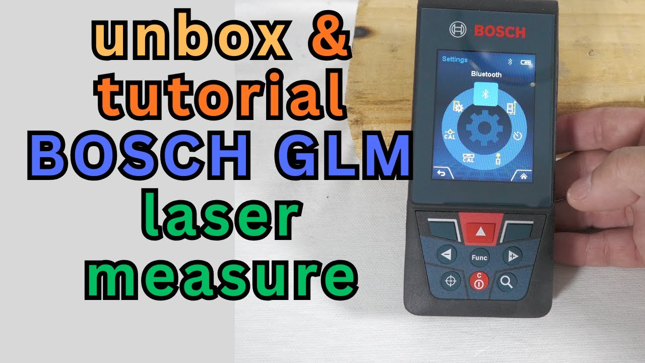 Распаковка и инструкция по эксплуатации лазерного дальномера BOSCH GLM 100-25C (GLM 400C).