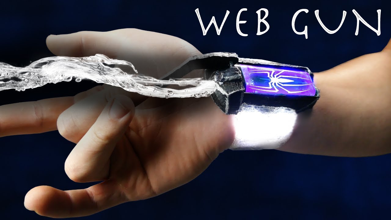 Make a SPIDER-MAN Homecoming Web Shooter! - RELOADABLE WEB CARTRIDGES!!!
