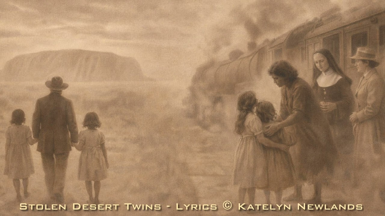 Stolen Desert Twins - Song Lyrics © Katelyn Newlands - Music Created in Suno Pro 2025