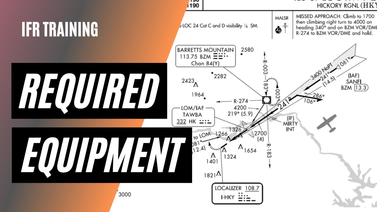 Minimum Required Equipment on an IFR Approach | How to Fly an ILS