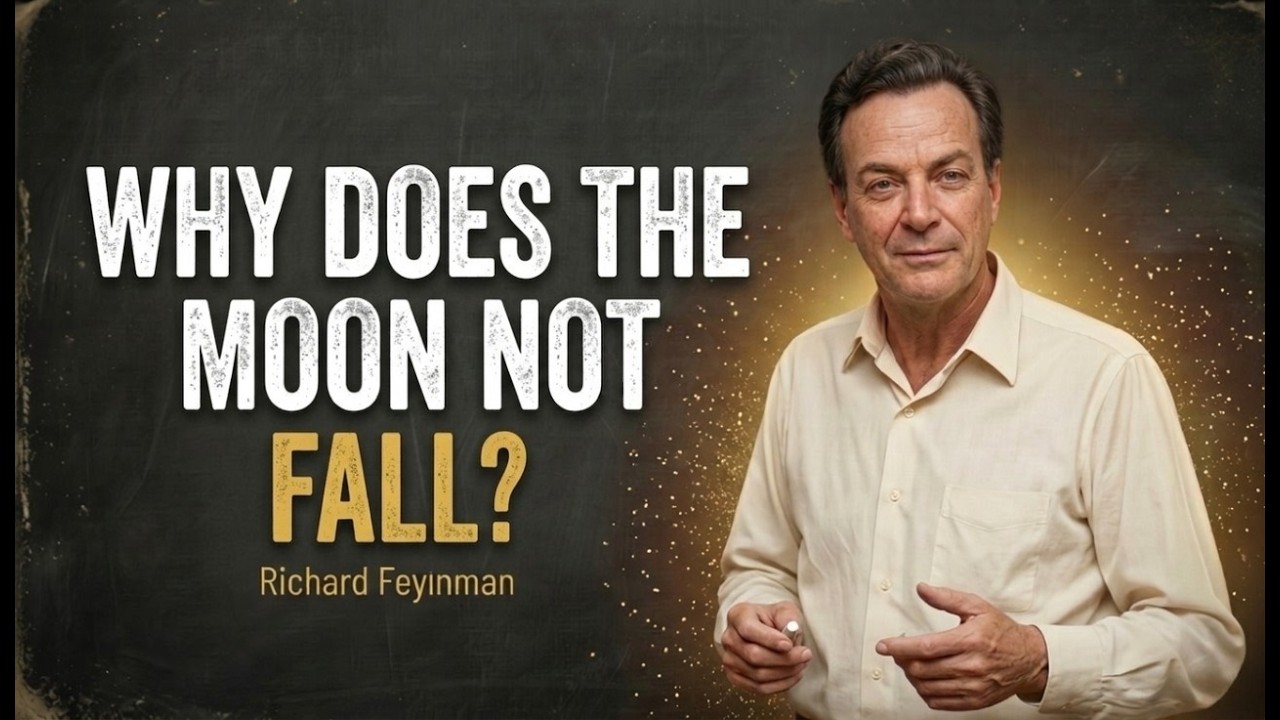 Why Does the Moon NOT FALL? Feymann's Answer Will DEMOLISH Your Intuition