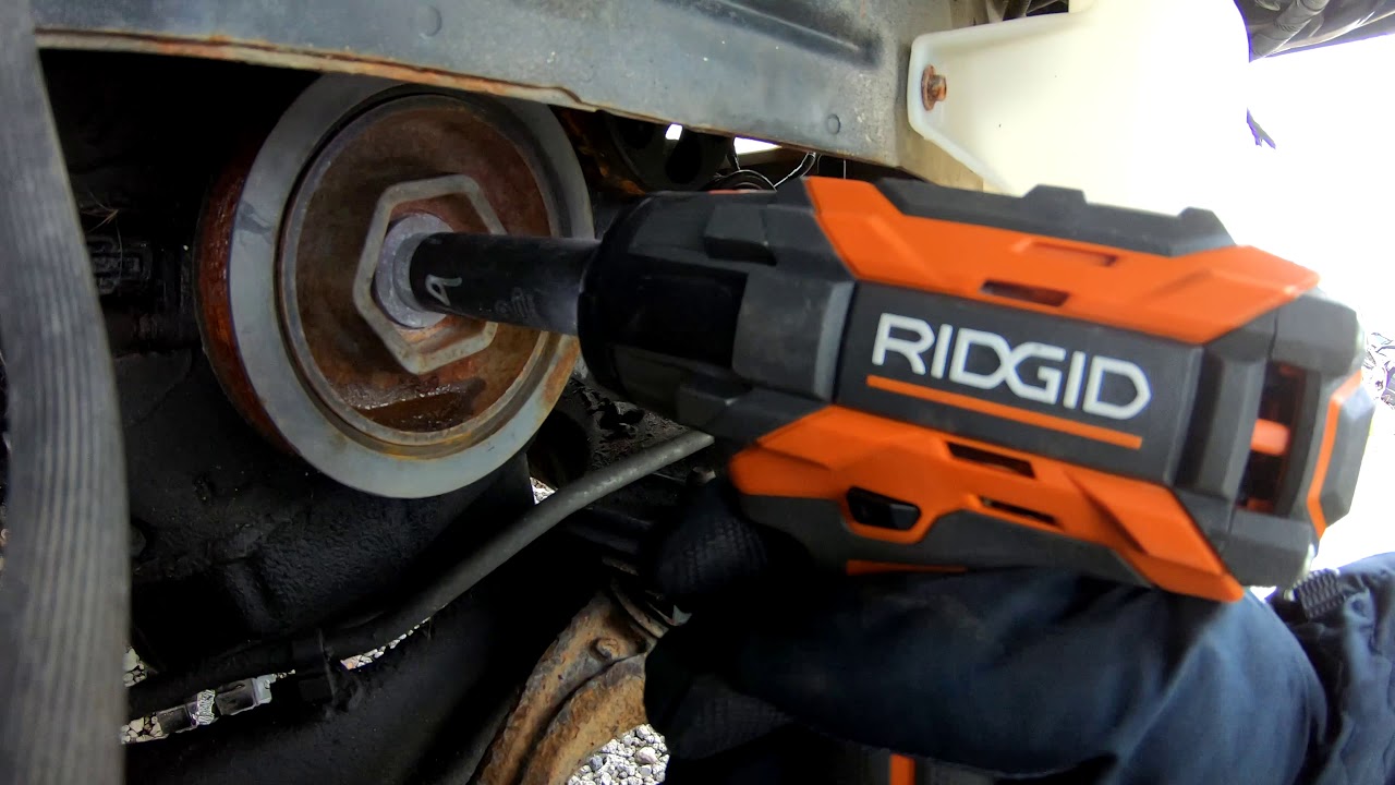 ridgid vs milwaukee 2767 vs  honda crank pulley bolt