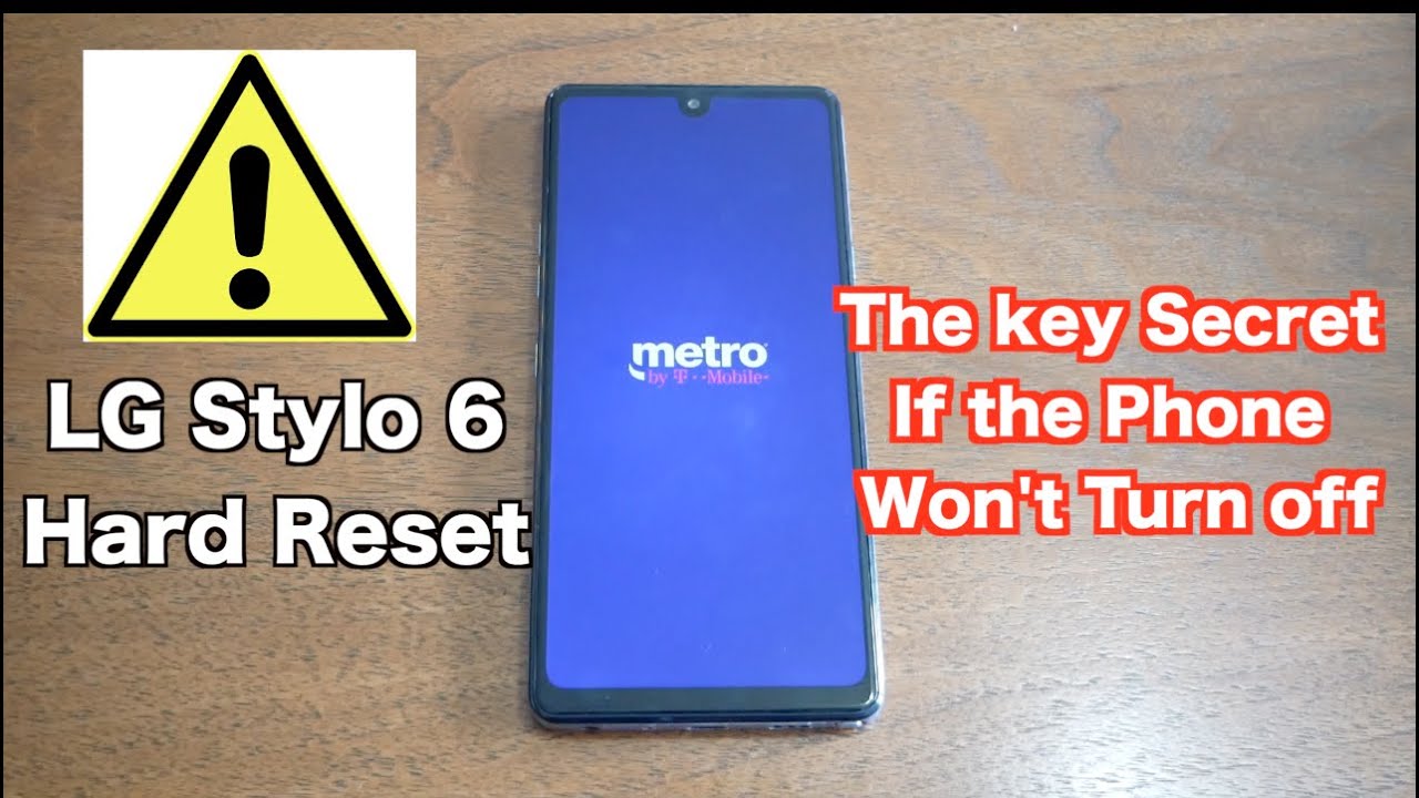LG Stylo 6 How to hard Reset, Removing PIN, Password, Fingerprint pattern