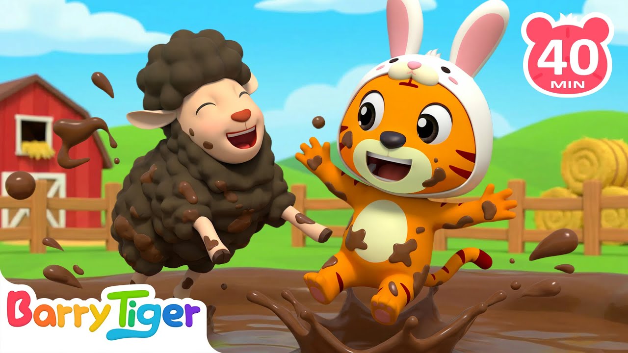 Old MacDonald’s Fuzzy Farm Party🐮 | Timeless Animal Songs Compilation | Nursery Rhymes | BarryTiger