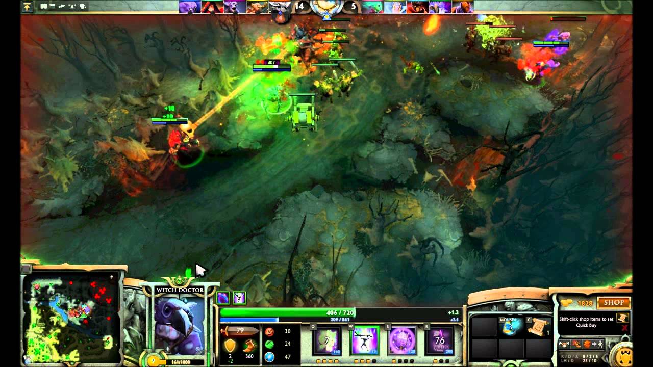 Stupid Voices in Dota 2: Witch Doctor Cures a Curse