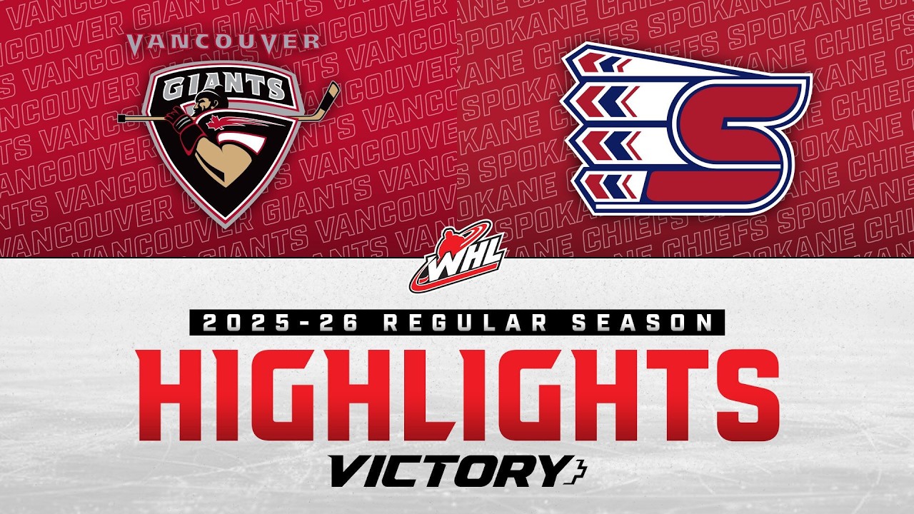 Vancouver Giants at Spokane Chiefs 02/20 | WHL Highlights 2025-26