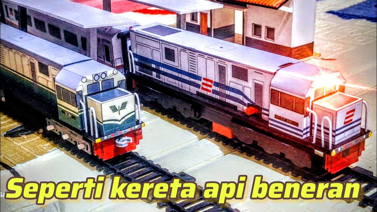 Unboxing mainan kereta api Indonesia #kereta