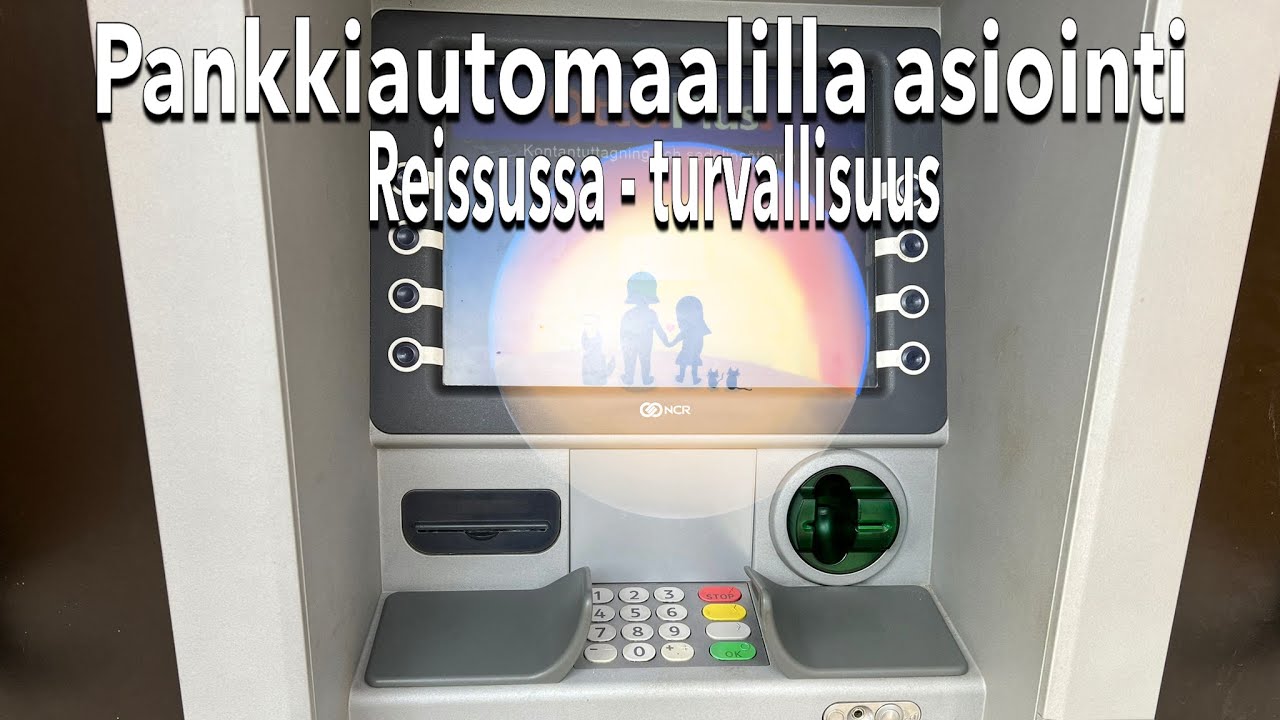 Pankkiautomaatilla asiointi   HD 1080p