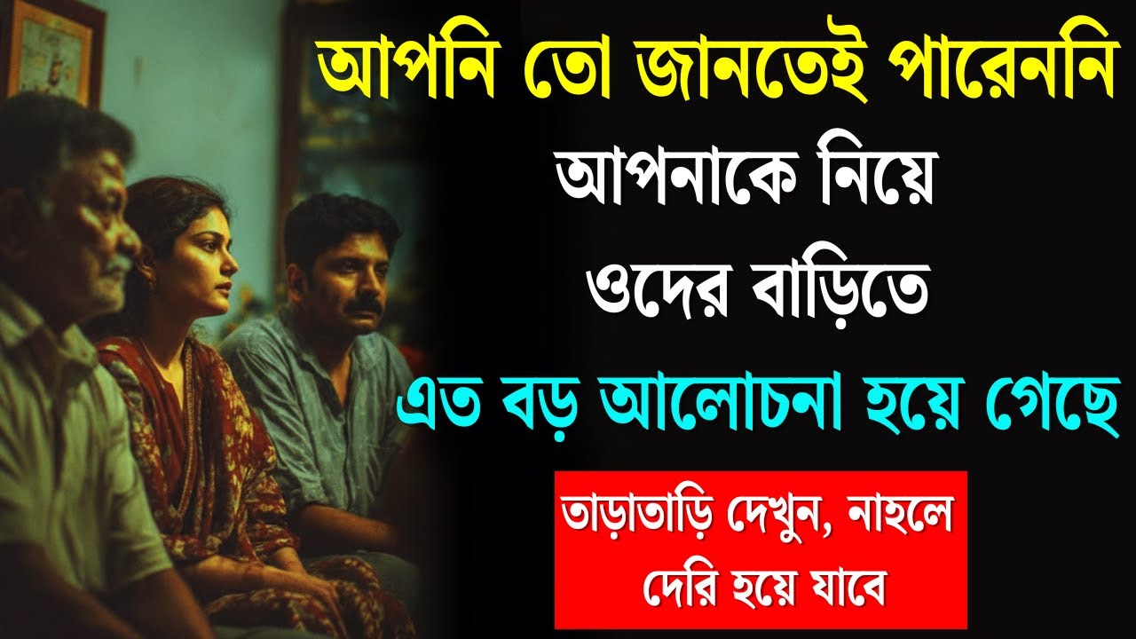 তোমার জন্যই তোমার পার্টনারের বাড়িতে এত বড় ঘটনা ঘটেছে // এটা জানা খুবই জরুরি