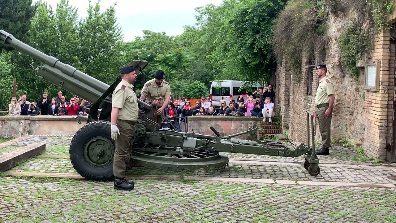 Esplosione del cannone al Gianicolo 20 maggio 2023 ore 12:00