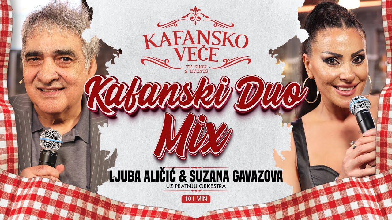 LJUBA ALICIC & SUZANA GAVAZOVA - KAFANSKI DUO MIX 101MIN | UZIVO | (ORK. ACE STOJNEVA) | 2023 | KV
