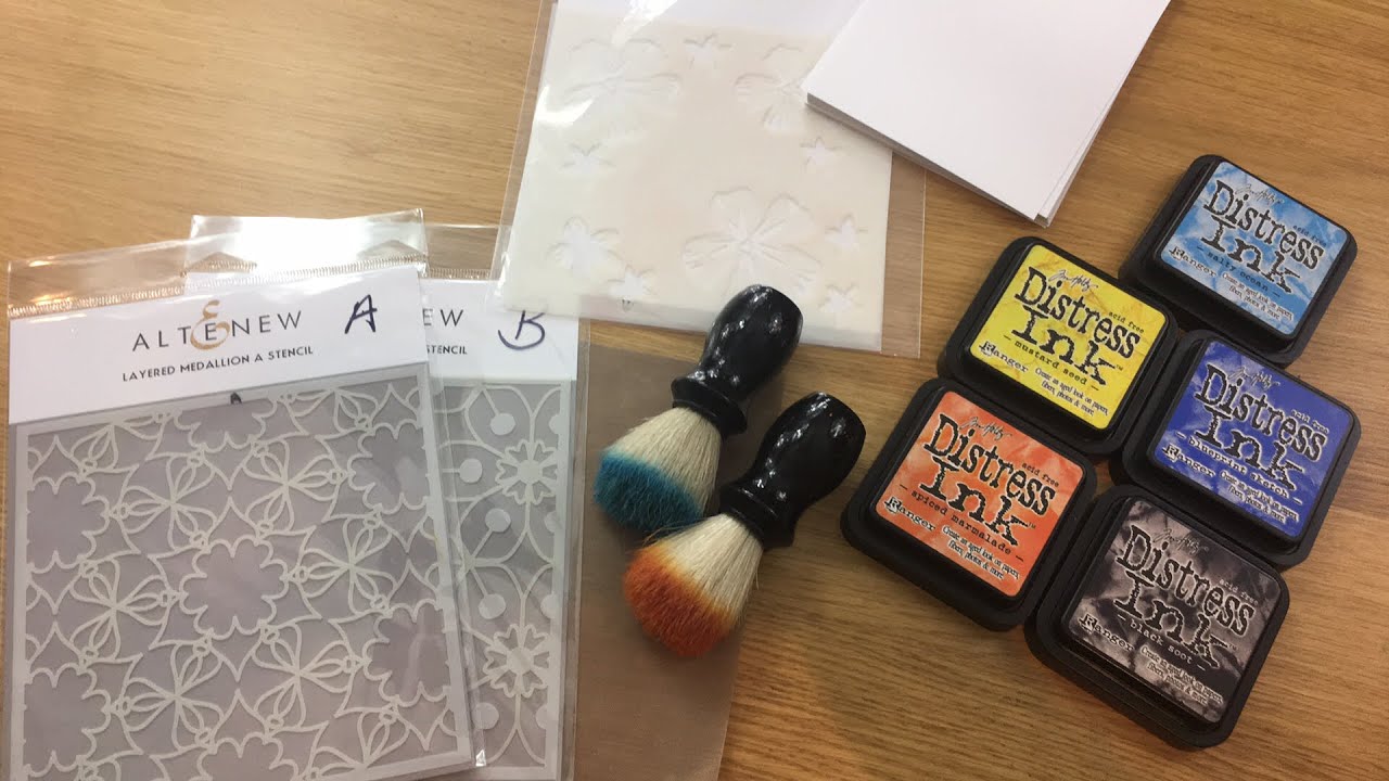 2 step stencil & multi layer stencils - tips and techniques, stamping & handmade cardmaking tutorial