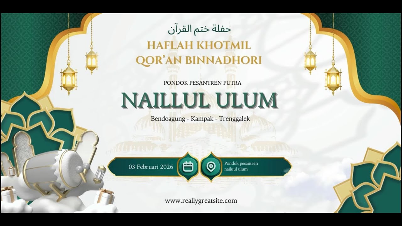LIVE HAFLAH KHOTMIL QUR'AN BINNADHOR || PONDOK PESANTREN NAILUL ULUM KAMPAK TRENGGALEK