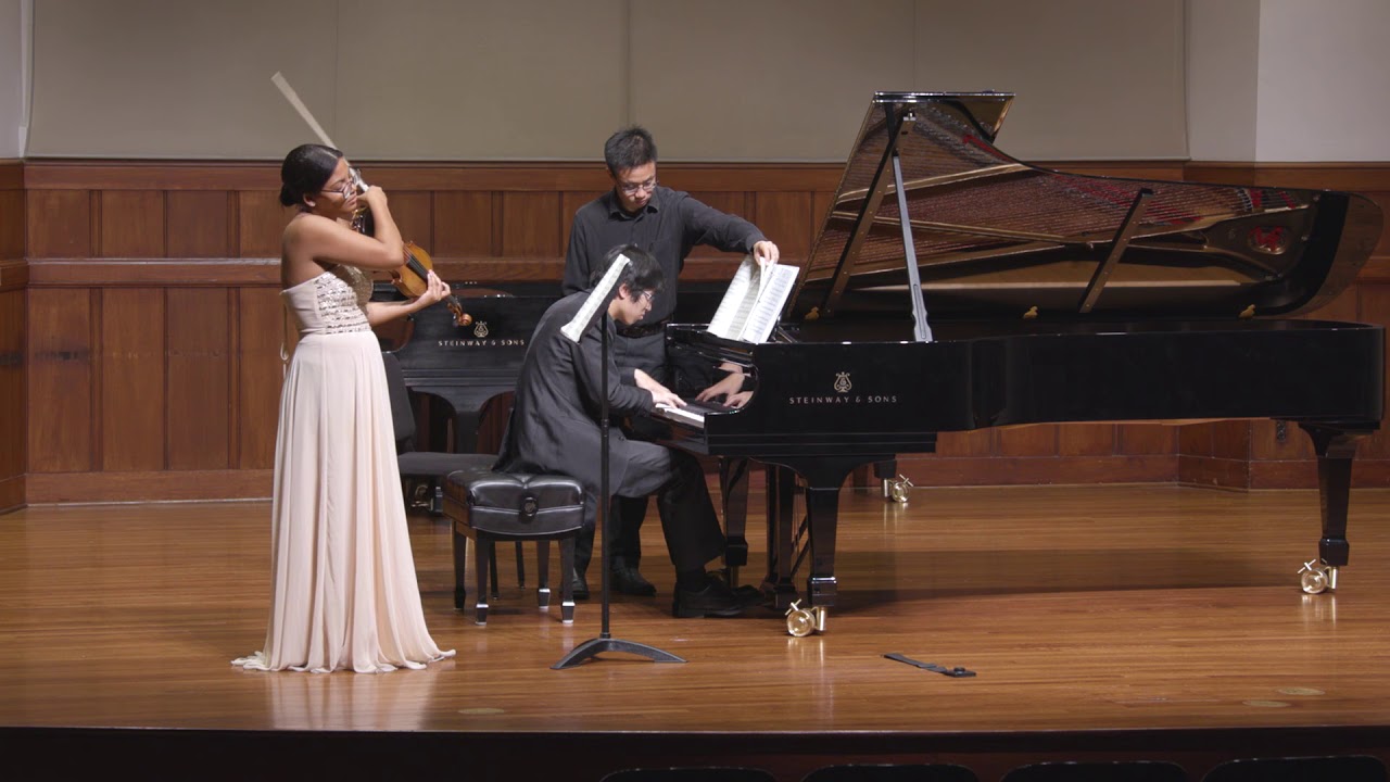 Franck - Sonata in A major for Violin and Piano, Sydney Adedamola + Wesley Chu