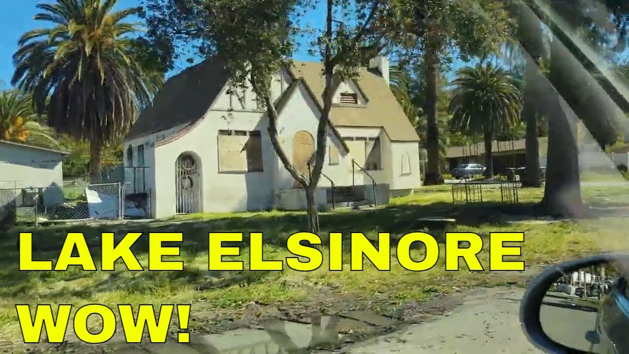 Lake Elsinore CA - seedy underbelly - Homeless - filth - wrecked homes