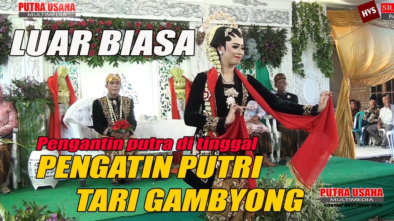 Tak di sangka pengantin putri bisa tari gambyong parianom, SS Sukma puspita