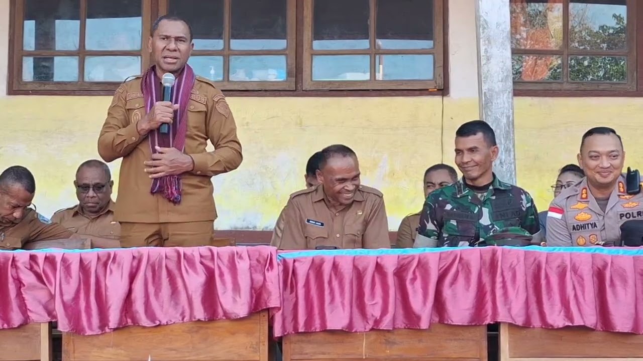 Part II. Kunjungan Kerja Wakil Gubernur NTT, Drs. Johanis Asadoma, M. Hum di Poslap Konga.