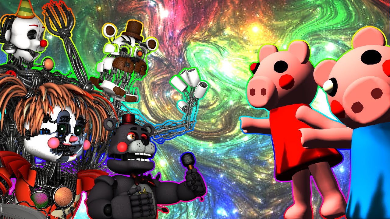 [SFM FNaF] ROBLOX PIGGY VS Scrap AND Salvage Animatronics Vs Piggy