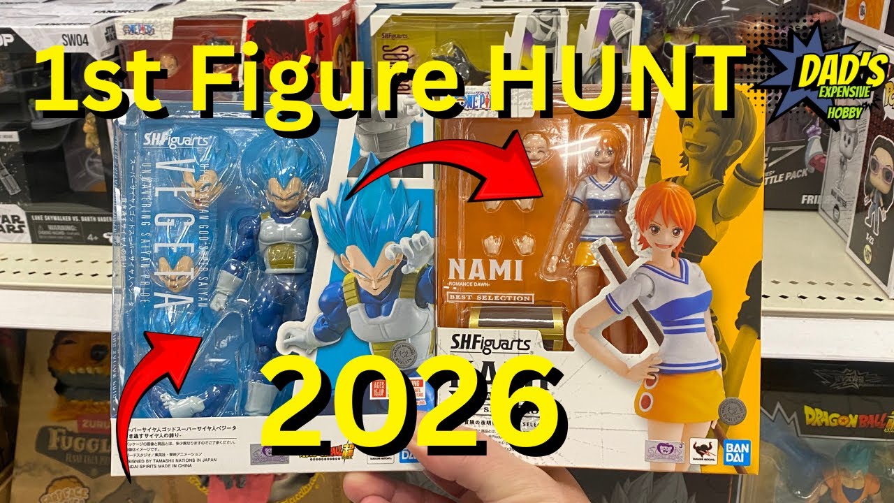Hunting for S.H. Figuarts DRAGONBALL and JadaToys STREET FIGHTER Figures...