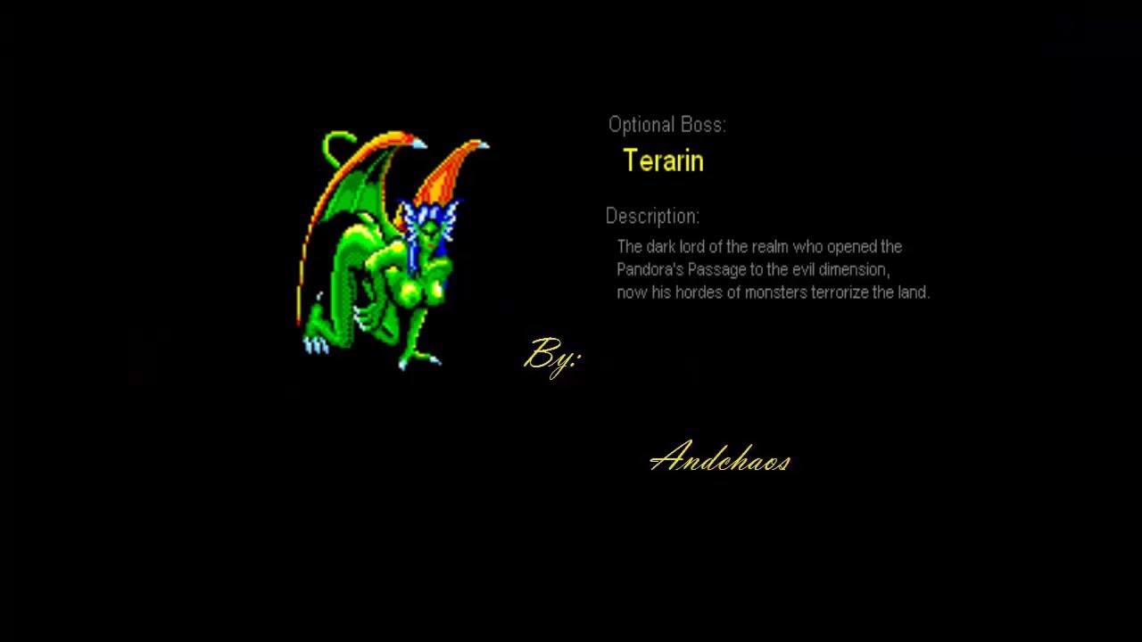 [SMS] Miracle Warriors: The Seal of the Dark Lord - Final Boss: Terarin