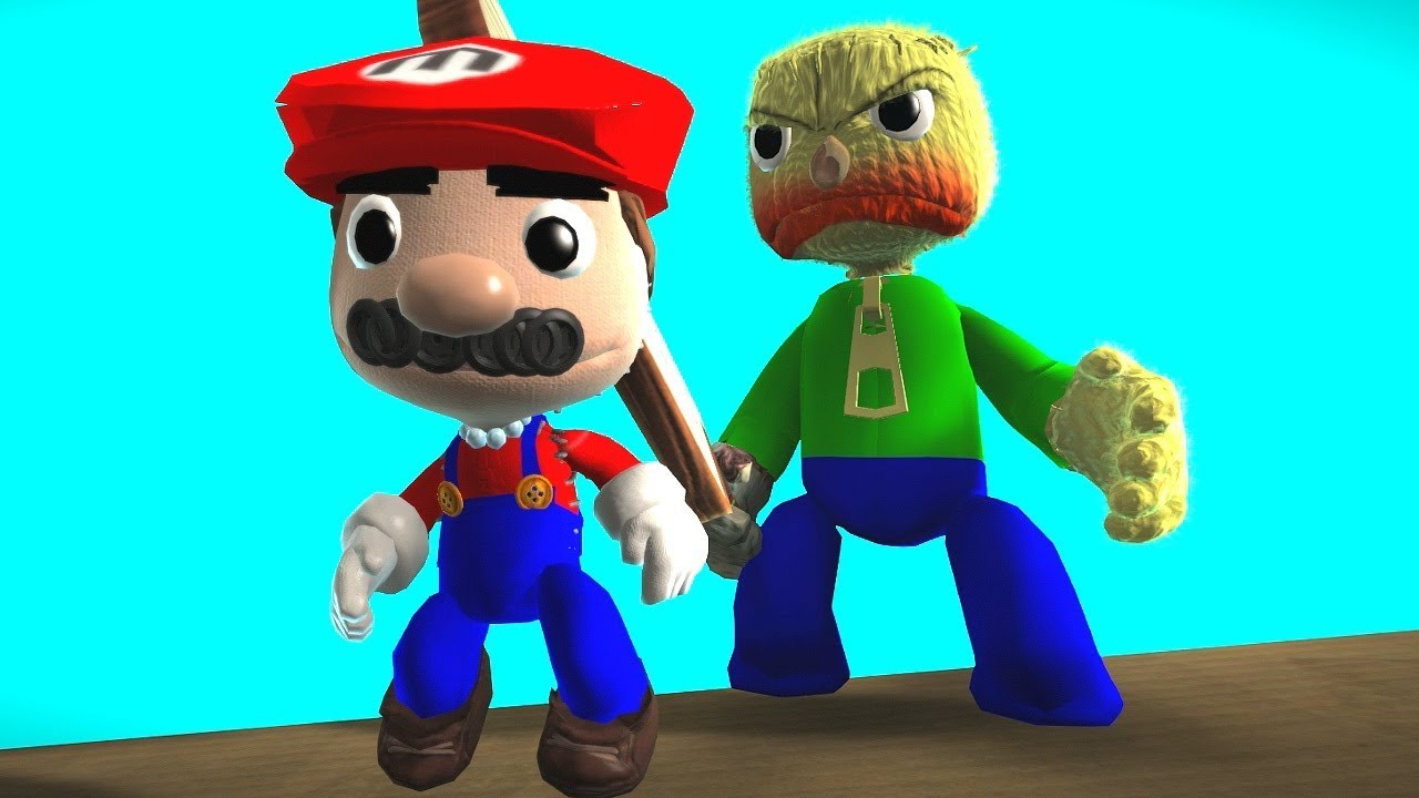 LittleBigPlanet 3 - Baldi VS Mario - Baldi's Basics in Education and Learning Giveaway PS4 Gameplay