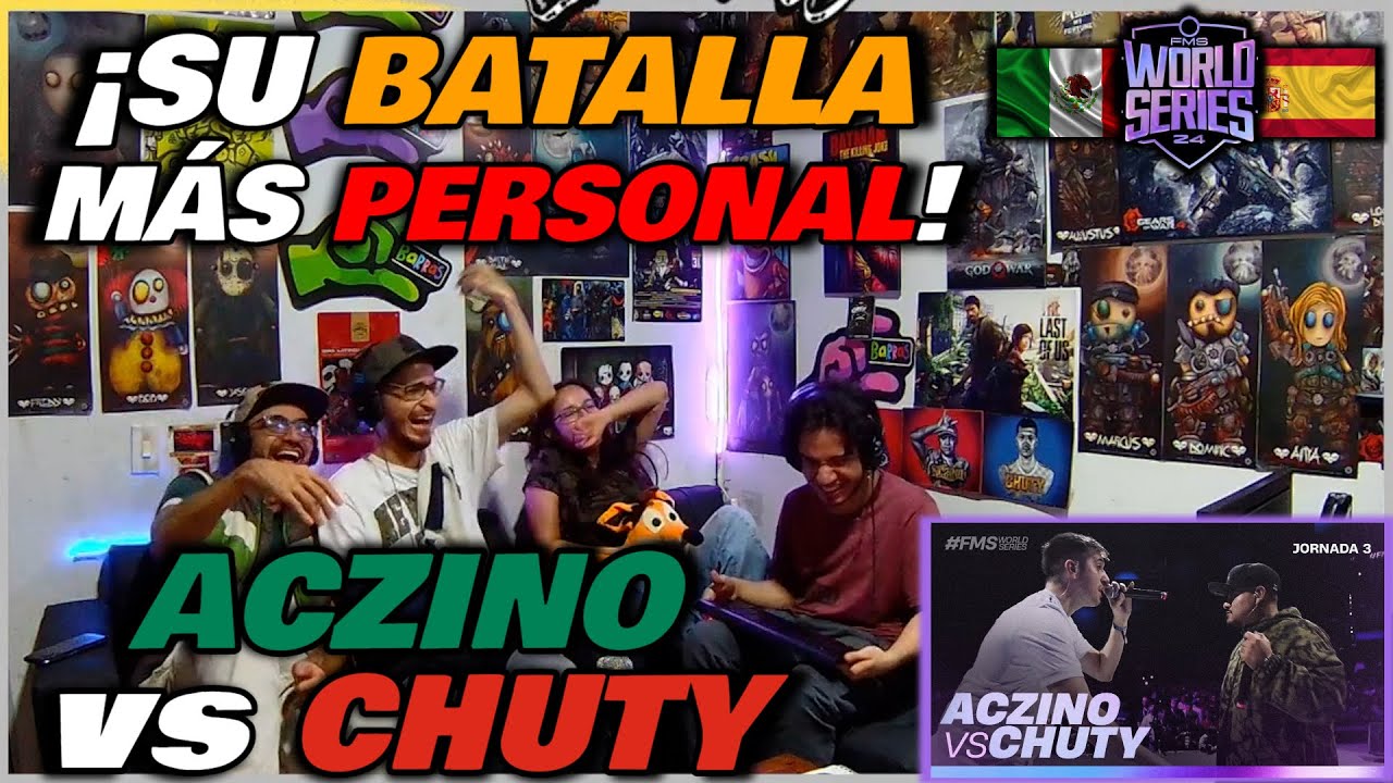 🔴COLOMBIANOS REACCIONAN a ACZINO vs CHUTY - ¡SU BATALLA  MÁS PERSONAL! [FMS WORLD SERIES SUPERLIGA]