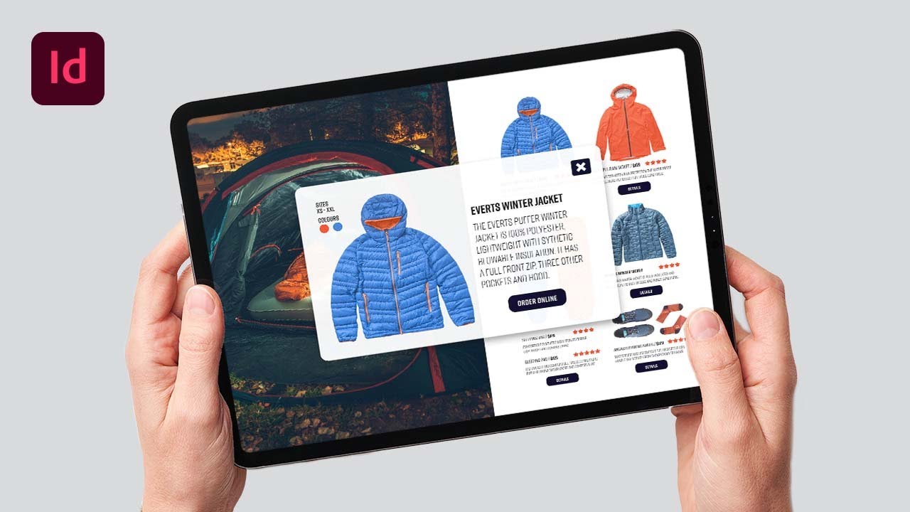 Learn how to create interactive pop-up windows using Adobe InDesign