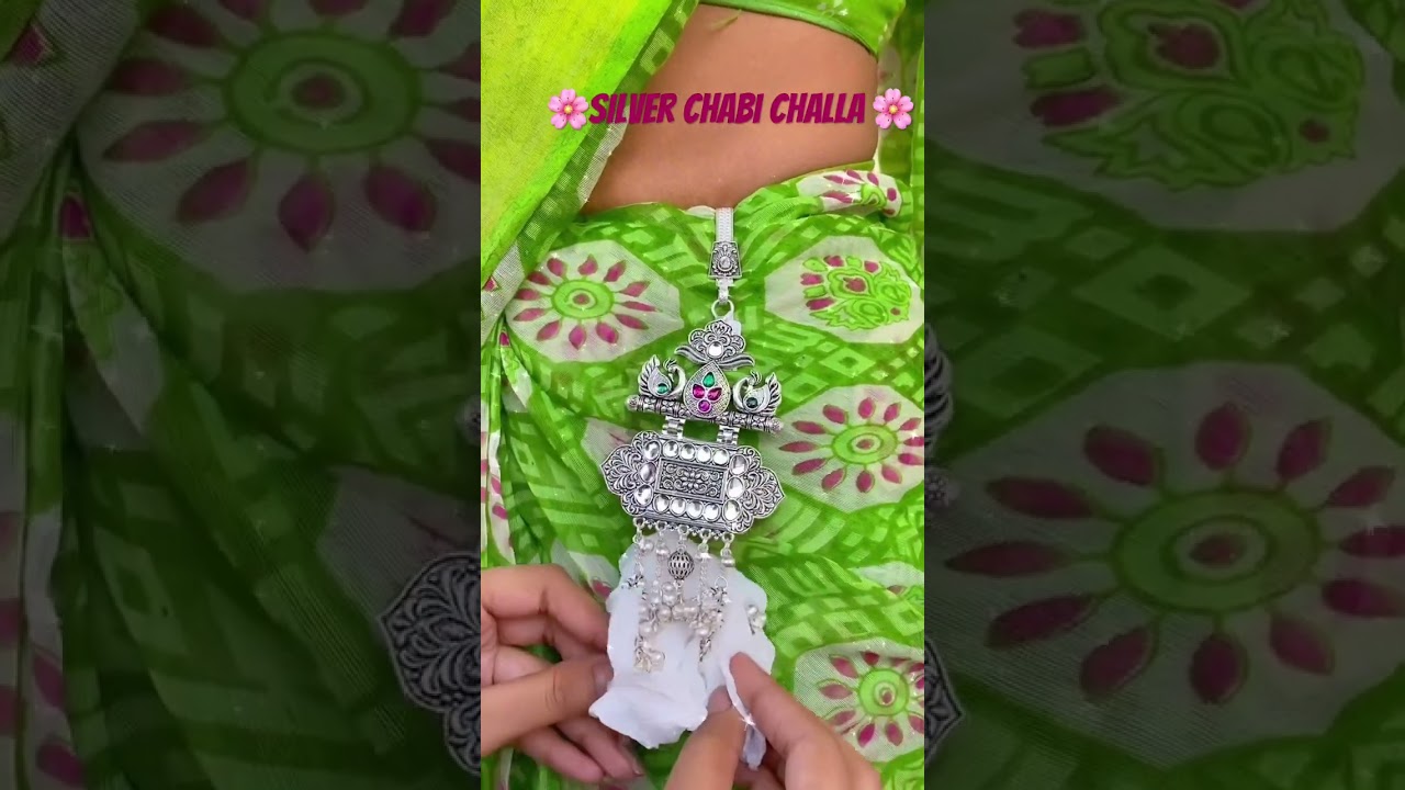 Beautiful silver chabi Challa with 67% discount 🤩🌸