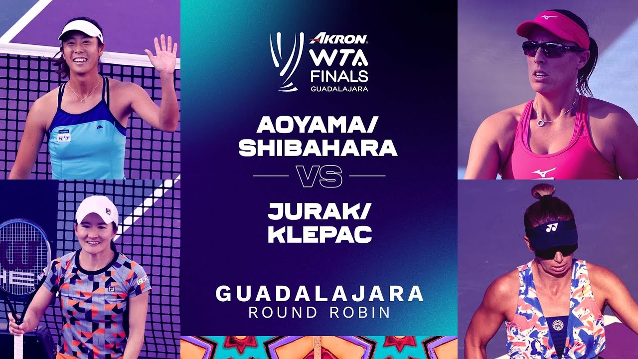 Аояма/Сибахара против Джурака/Клепача | Финал WTA 2021, парный разряд