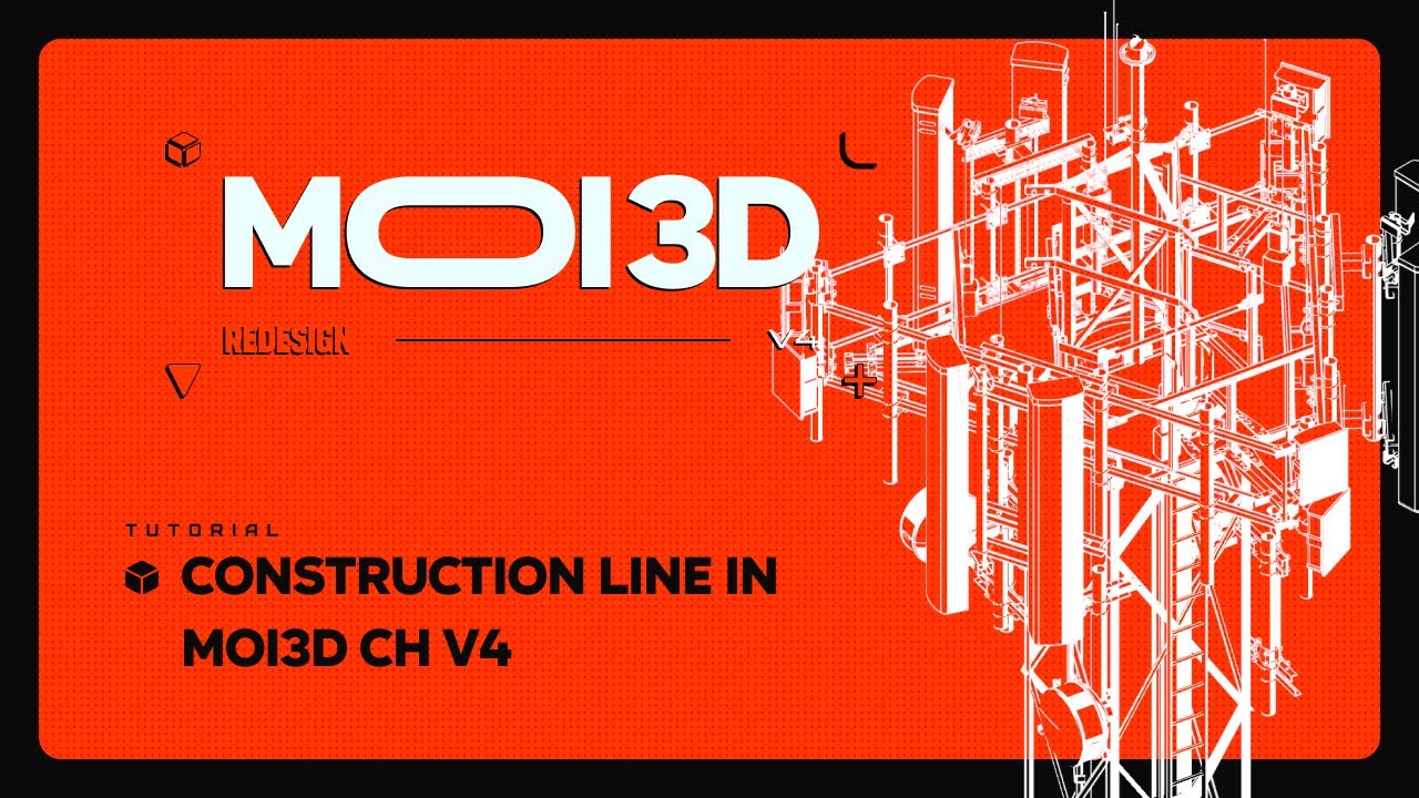 Construction Line in MOI3D CH v4 / Направляющие в MOI3D CH v4
