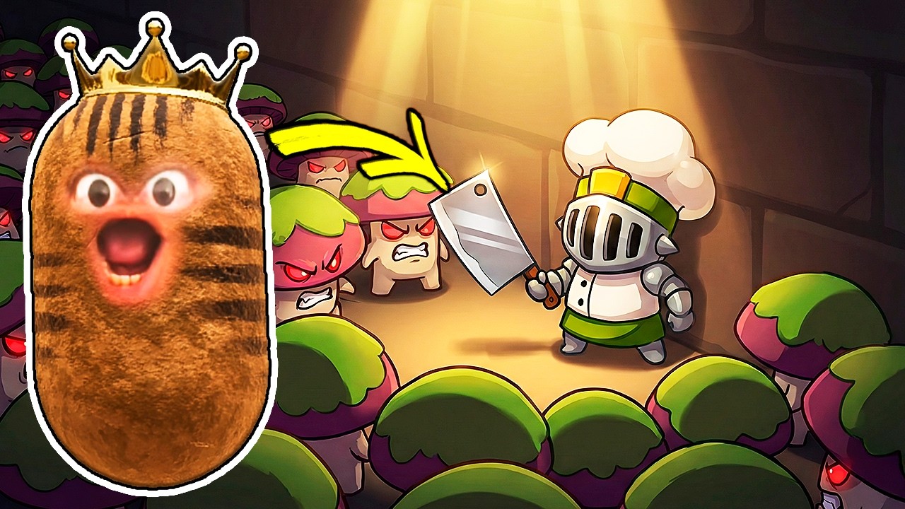 VICIEI NESSE INCREMENTAL SOBRE CORTAR 1 MILHÃO DE COGUMELOS! (e fazer sopa) Chef Knight