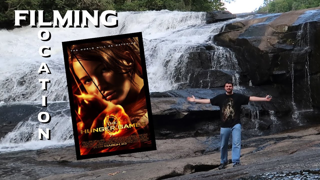 The Hunger Games Waterfall Filming Location Then and Now | TripleFalls North Carolina Movie Location
