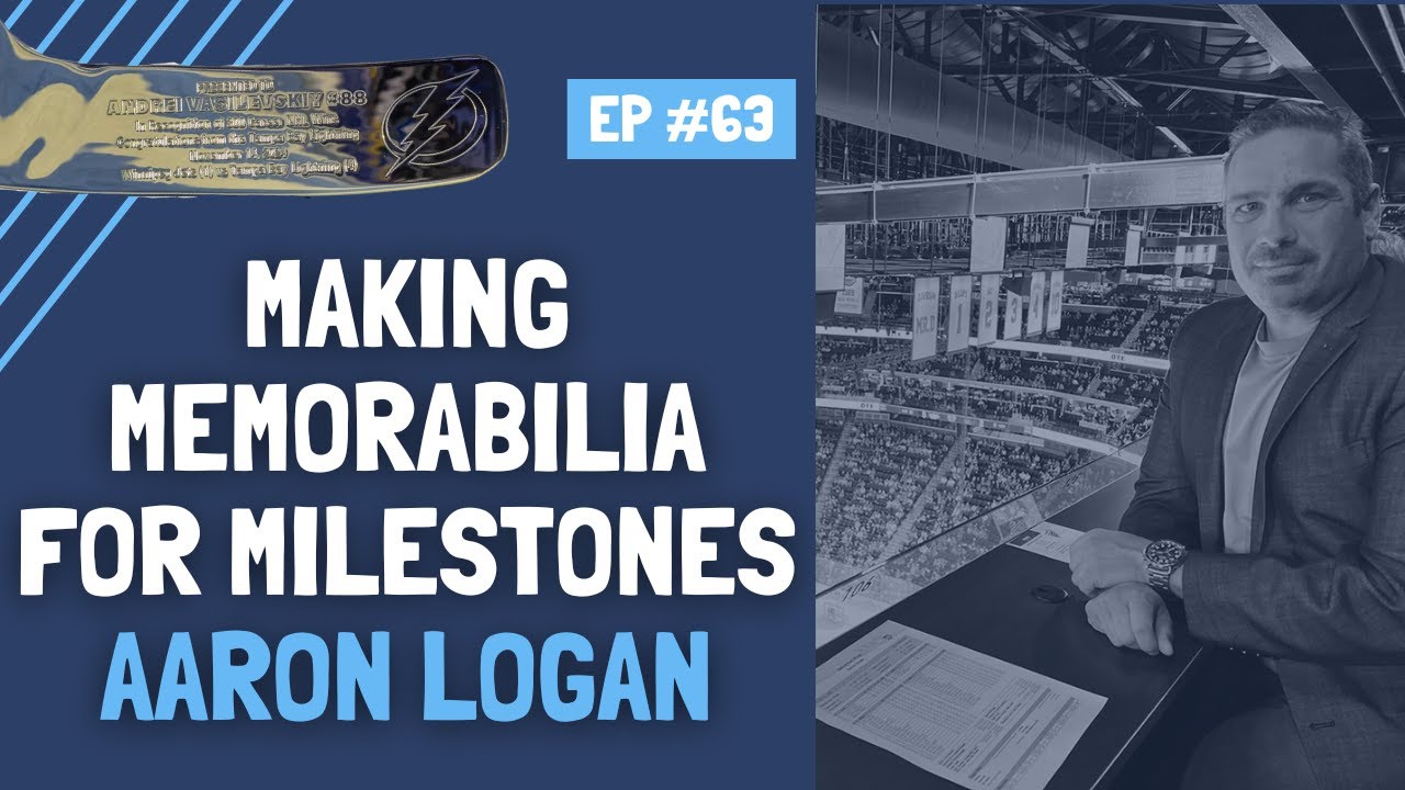 Making the NHL's Milestone Sticks & Memorabilia - Aaron Logan from Logan Sports Group