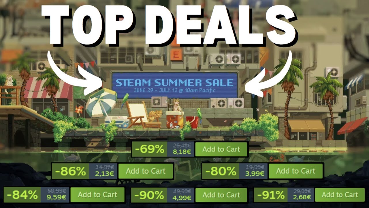Have a look at these good games upto 91% OFF! Steam Summer Sale 2023!