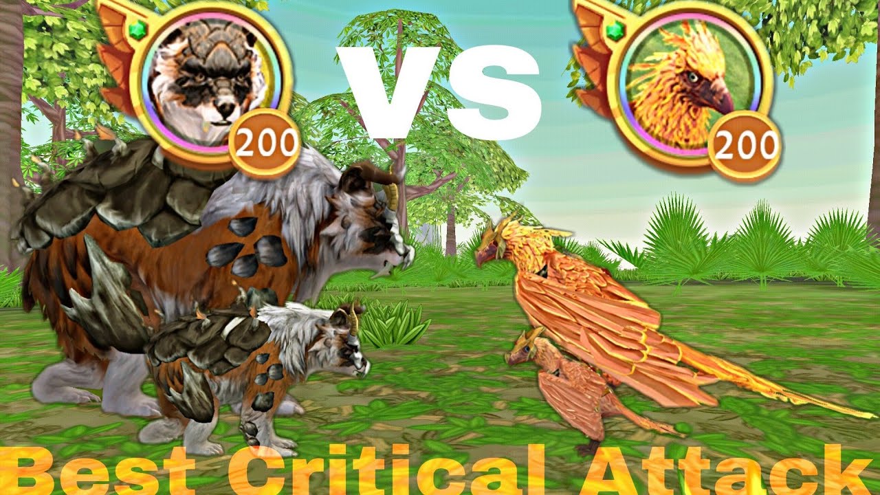 WildCraft - Who do The Best Critical Attack | Bear vs Eagle !