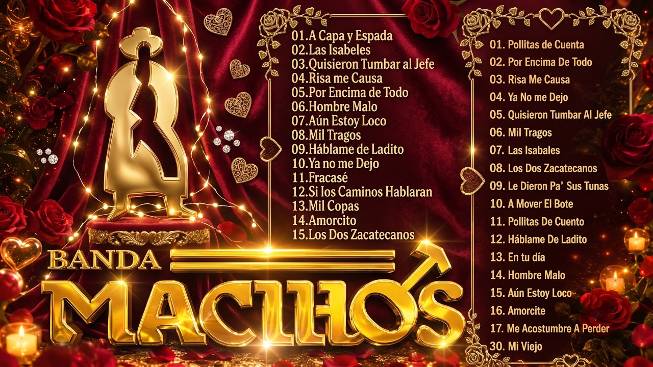 Banda Machos &ndash; Las M&aacute;s Rom&aacute;nticas 💘 Puras del Recuerdo Para Enamorados