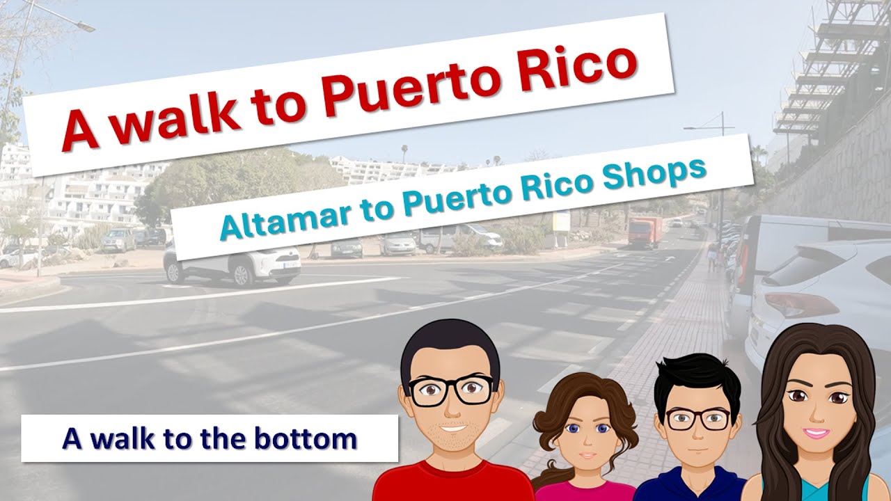 Altamar Hotel to Puerto Rico Shopping Centre | Walking past the Europa Centre to Puerto Rico |
