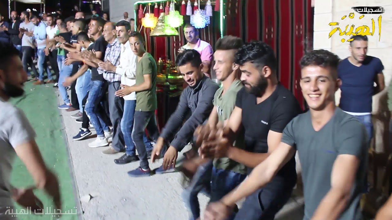 الفنان ابراهيم الشنار ولعها نااار في بيت دجن مع اطول صف بداوية من حفلة العريس شادي ابو جيش