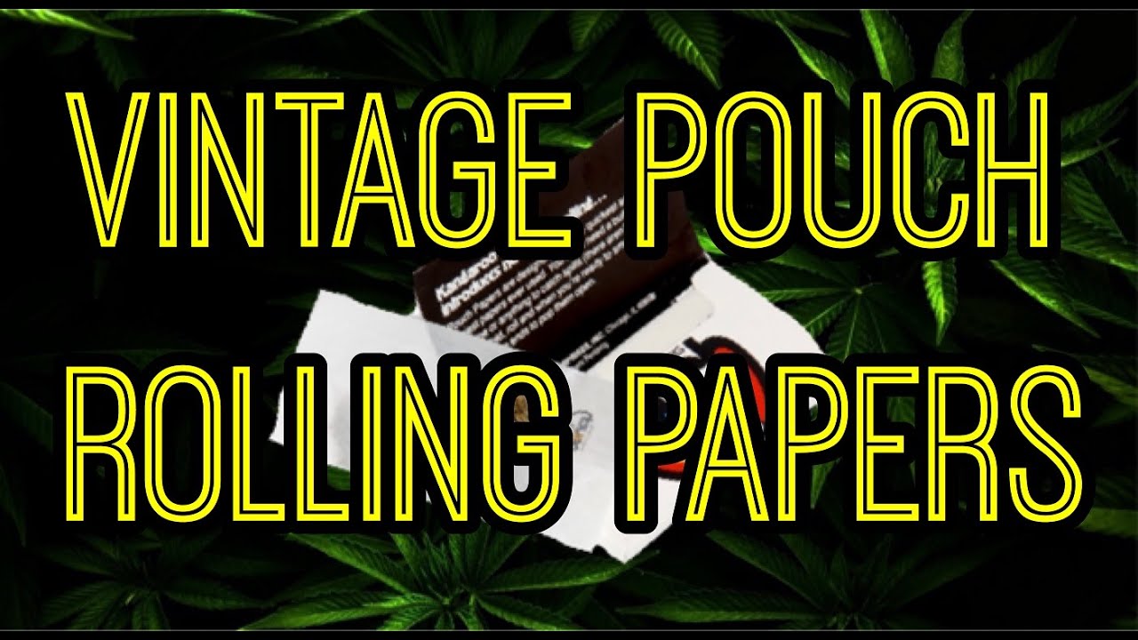 4K VINTAGE POUCH ROLLING PAPERS