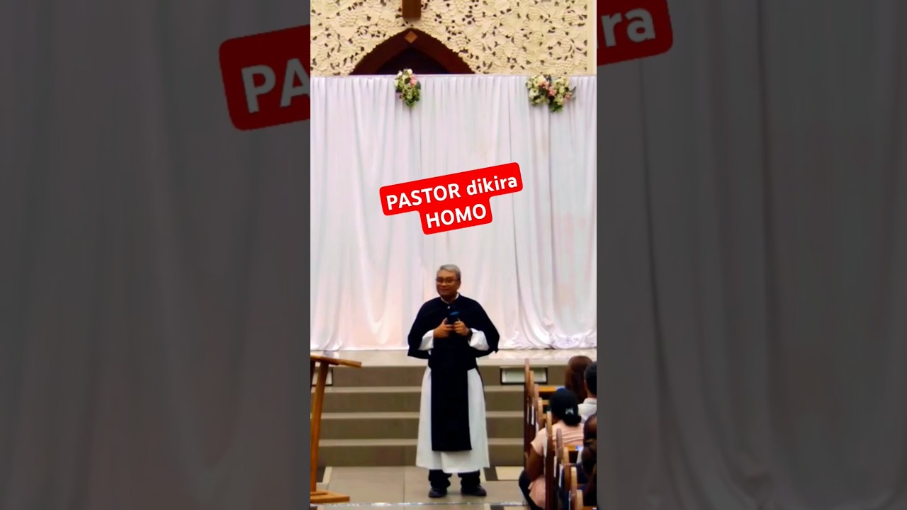 Pastor dianggap Homo _ Khotbah Lucu Romo Eko Wahyu, OSC #katolikshort #cintakatolik #katolik