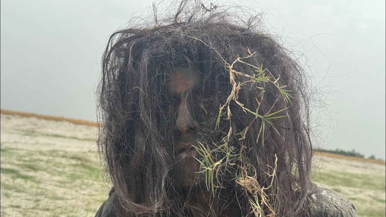 Incredible Hair Transformation of a Man Found Sitting in a Tree in the Forest | Long Hair Makeover🥲