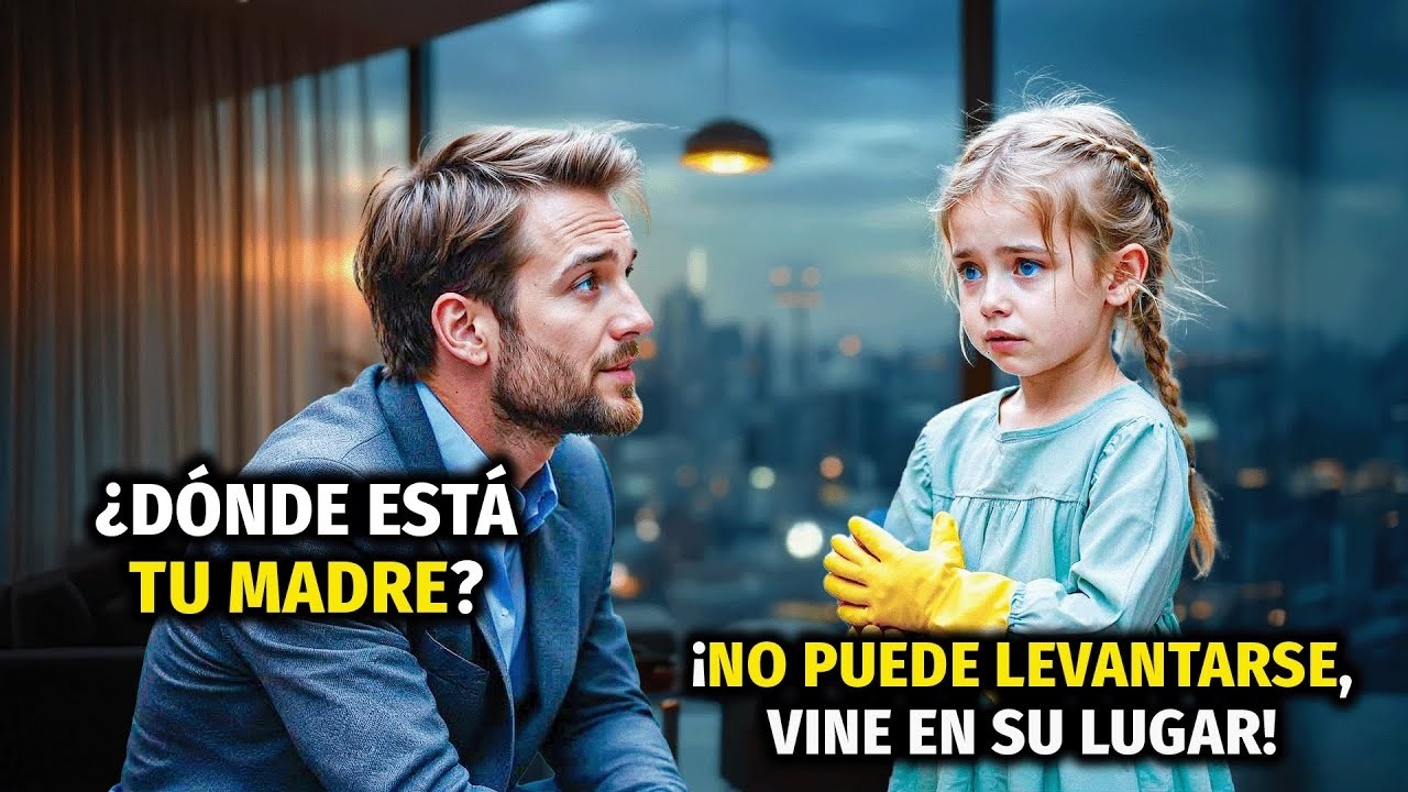 UN MILLONARIO LLAMA PARA DESPEDIR A UN LIMPIADOR, PERO SU HIJA LLEGA EN SU LUGAR Y SUS PALABRAS...