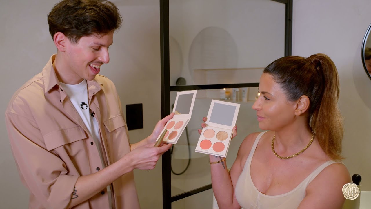 OLCAY GULSEN BEAUTY | GO & GLOW BLUSH + HIGHLIGHT PALETTE | TUTORIAL