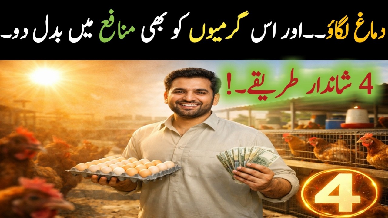 High Profit Poultry Farming in Summer | 4 Smart Earning Methods | Summer Season Profit Strategy