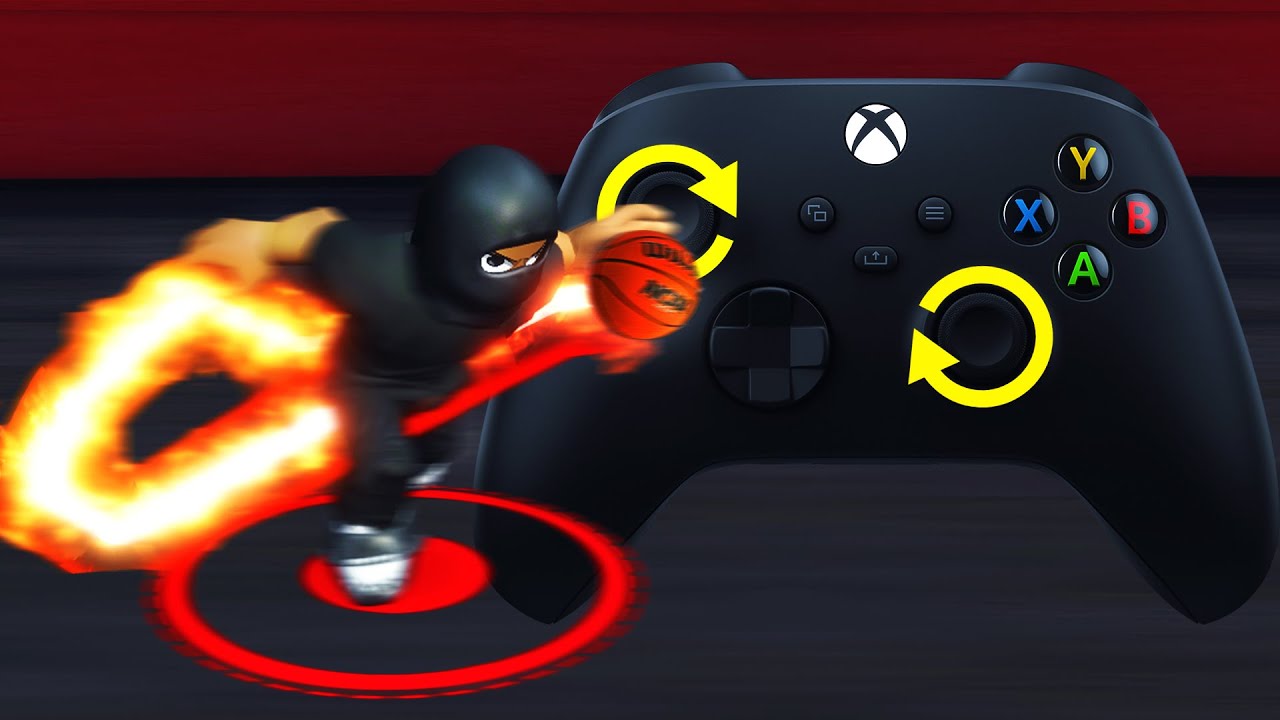 ADVANCED CONTROLLER DRIBBLE TUTORIAL! (Street Basketball)