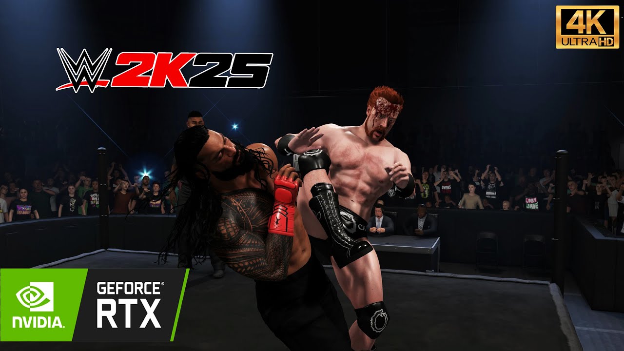 WWE 2K25 - Roman Reigns vs Sheamus WWE Underground Match | Fantasy Fight (4k60fps)