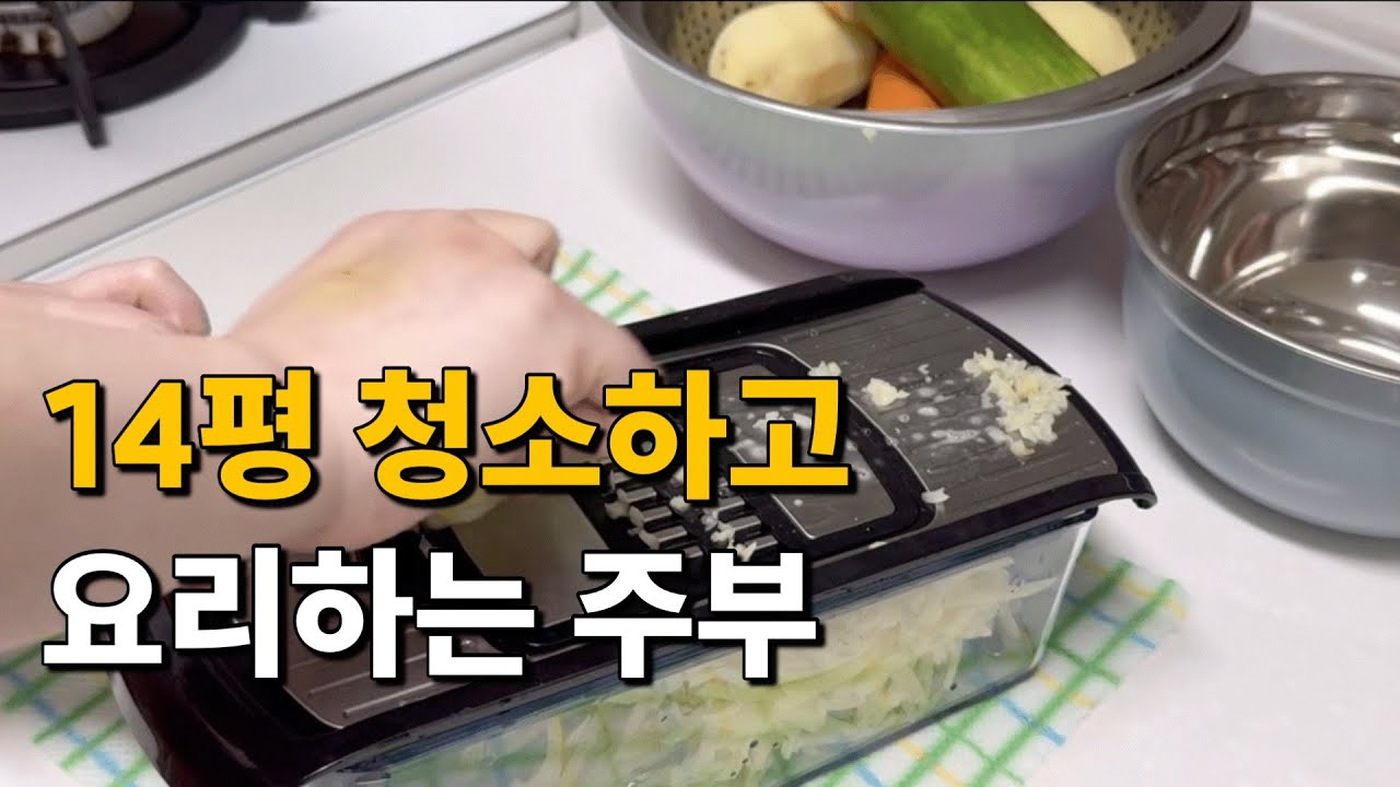 아프고 난 후 작은 변화 / 비움과 채움 / 행복주택 청소 / 요리하는 주부 