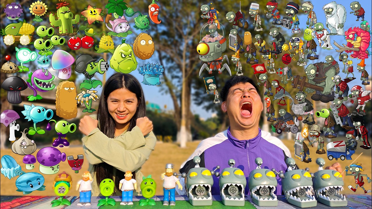 PLANTS VS ZOMBIES:5 Dave King VS. 50 Dr. Zombie King : Extremely Difficult Challenge.