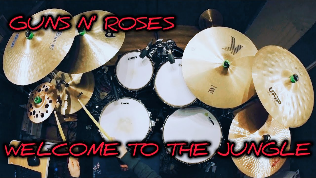 GUNS N' ROSES: WELCOME TO THE JUNGLE - Drum Cover by Cristian Crevena